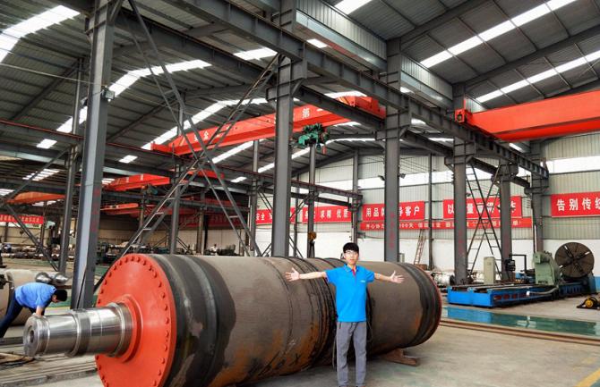 Drücken Sie die Rolle