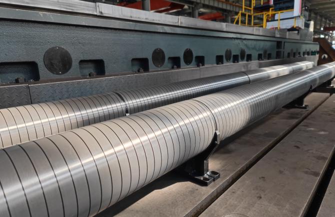 Schneidwalze für Papieraufwickler