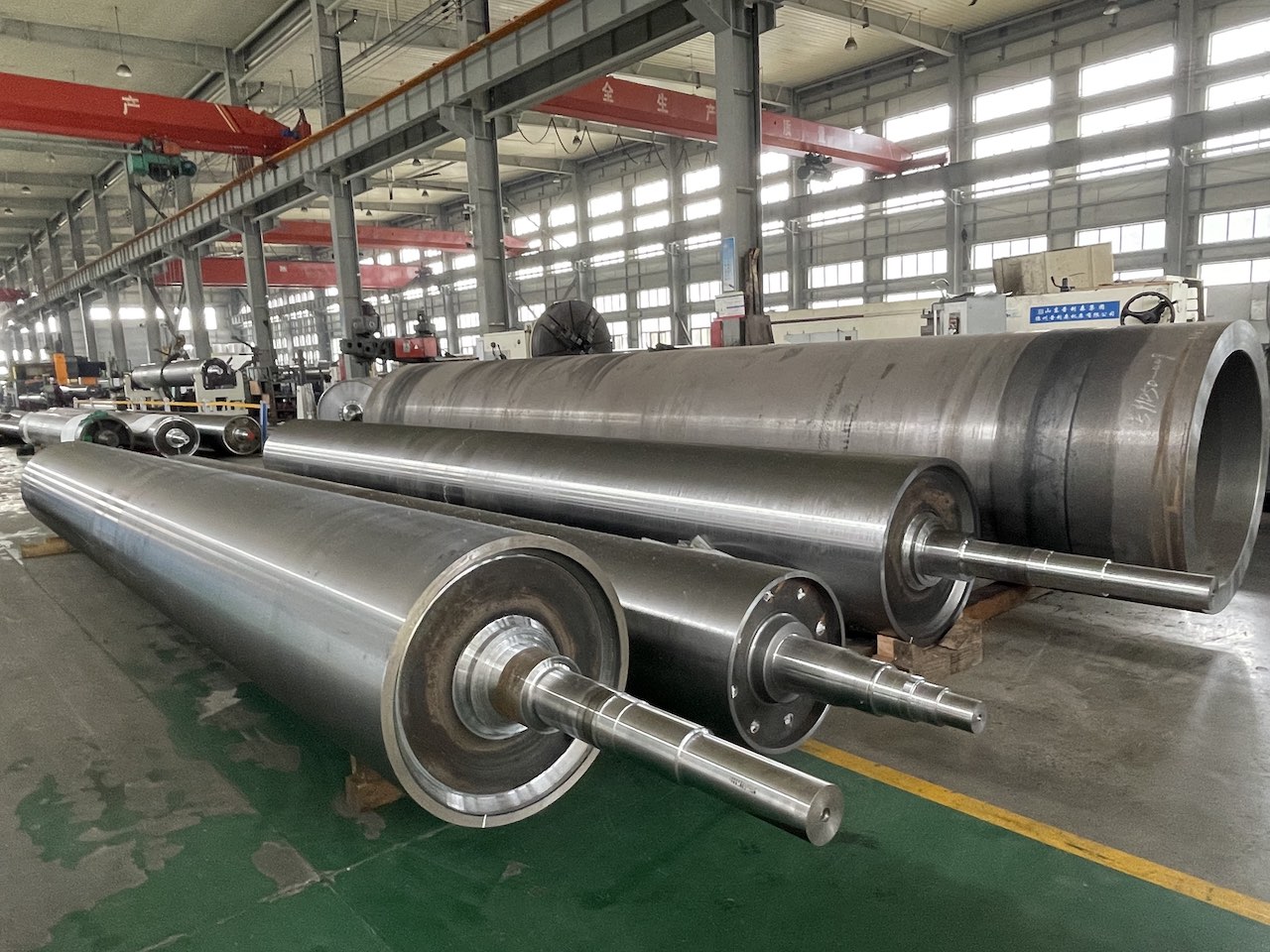 Rollo de plomo para rebobinadora de papel